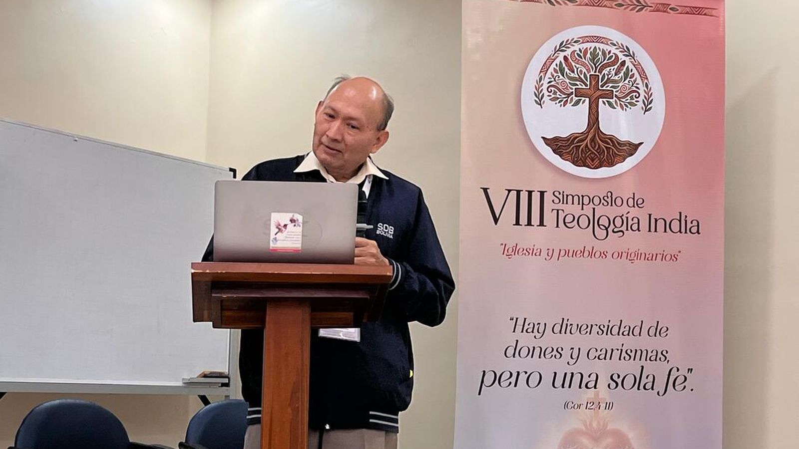 Roberto Tomichá pertenece al pueblo indígena chiquitano