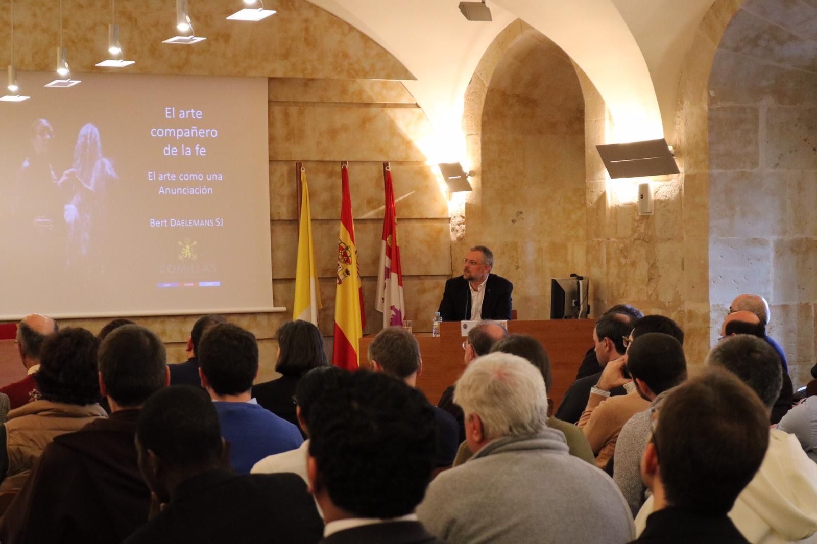 Bert Daelemans analiza el arte y la fe en las fiestas de la Facultad de Teología de la UPSA