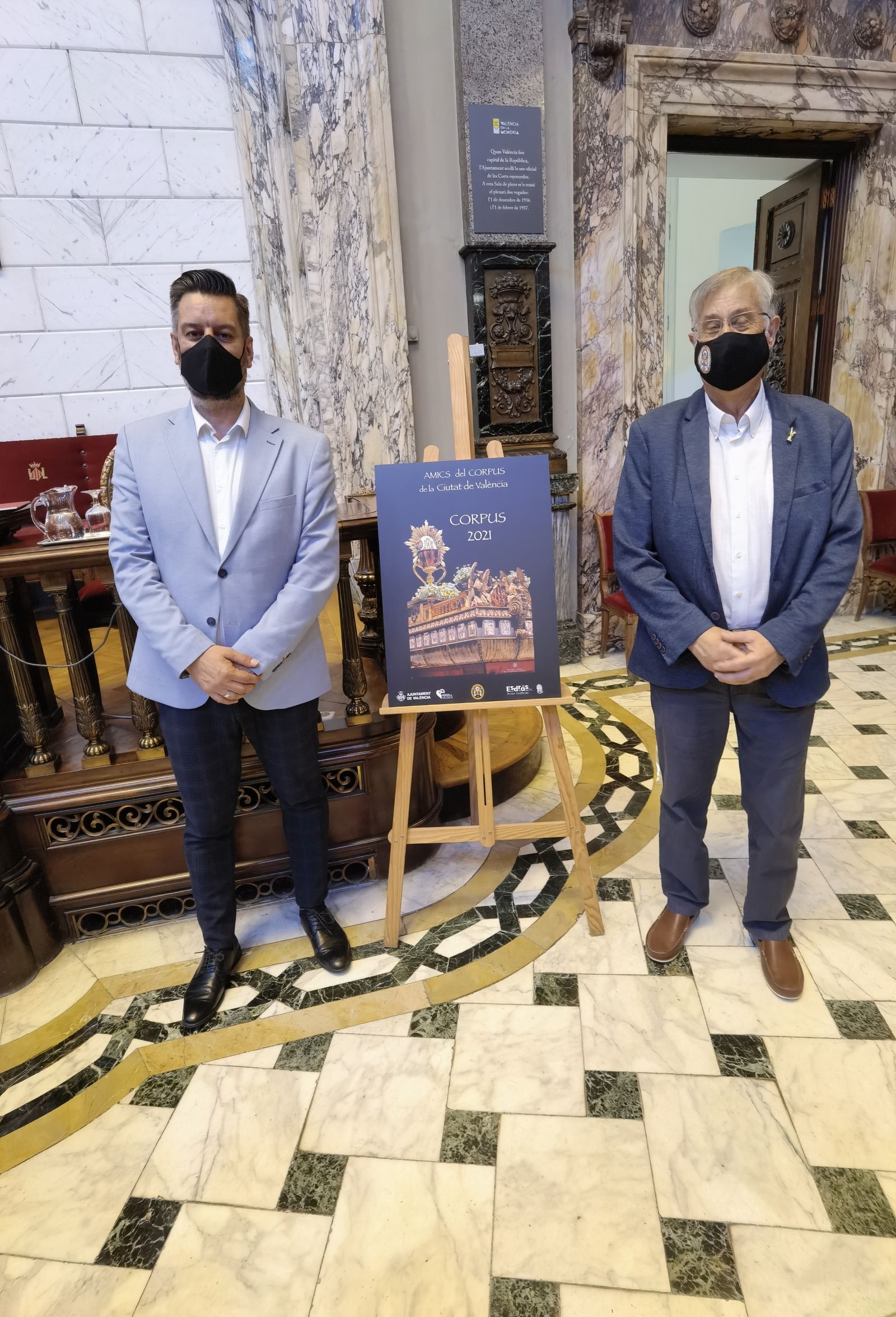 Pedro MOlero, a la derecha.