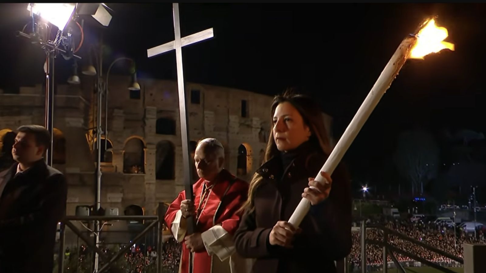 El Papa, en el Vía Crucis