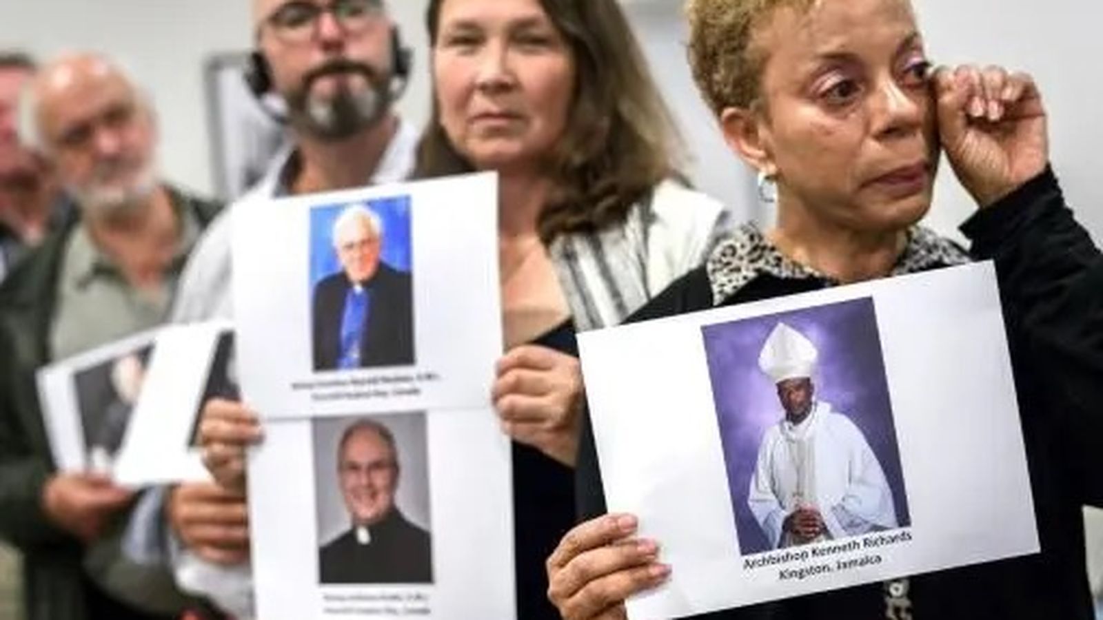 Activistas contra el abuso sexual de niños en la Iglesia católica