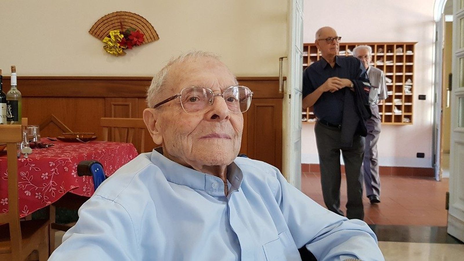 Stefanazzi en su 102 cumpleaños