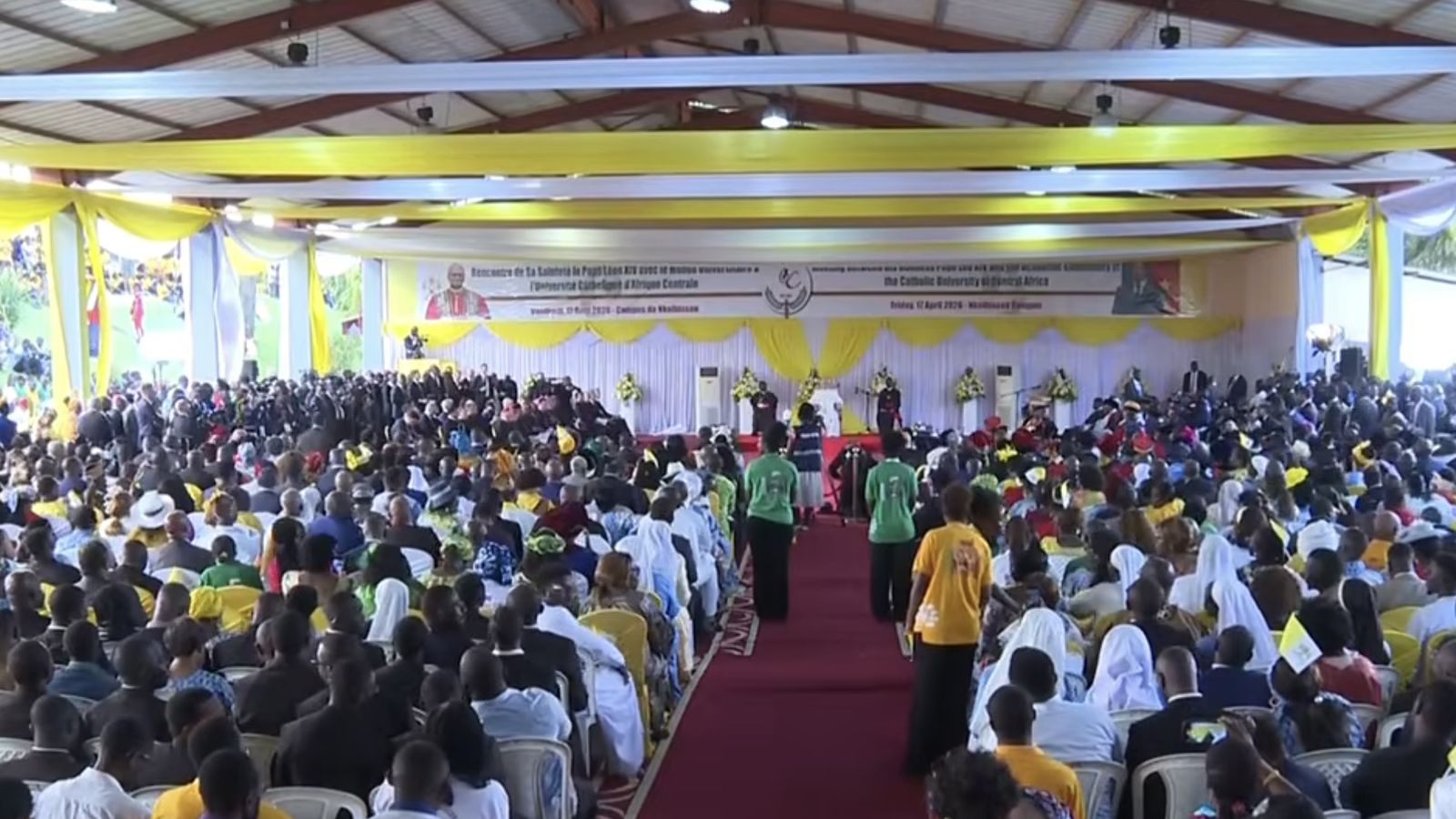 El Papa, en la universidad católica