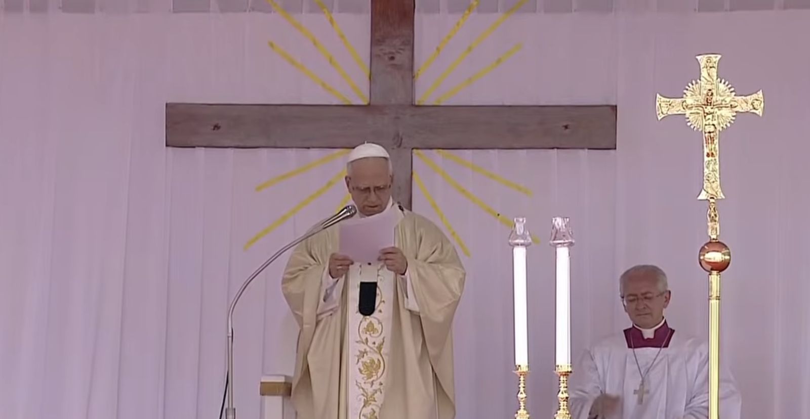 El Papa en la misa de Surinamo