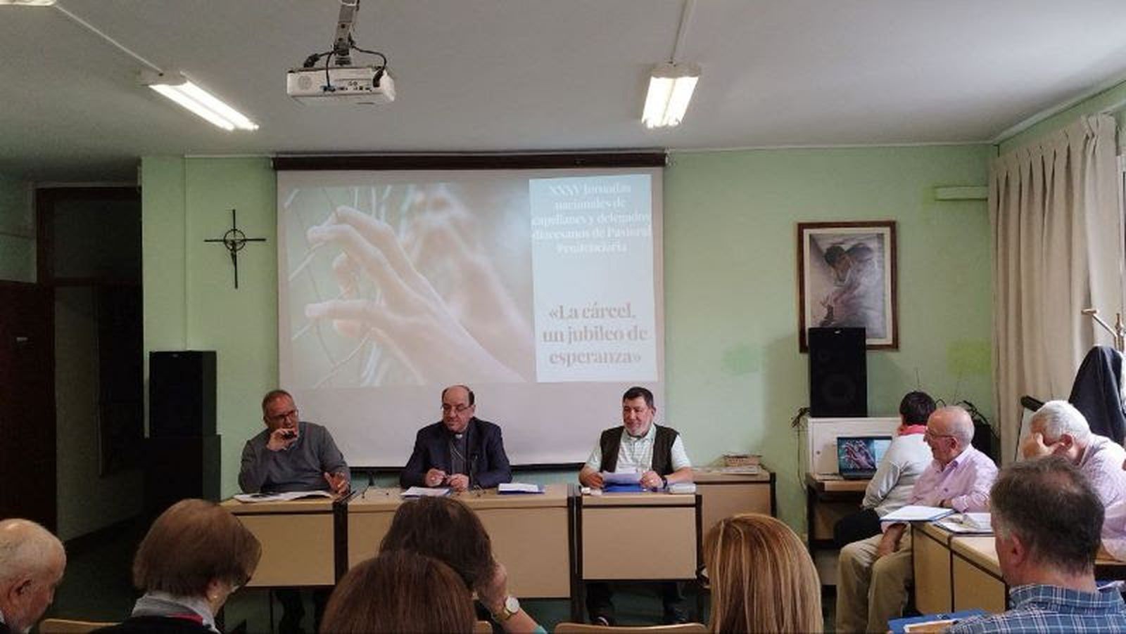 El arzobispo de Pamplona Florencio Roselló en las XXXV Jornadas de Pastoral Penitenciaria