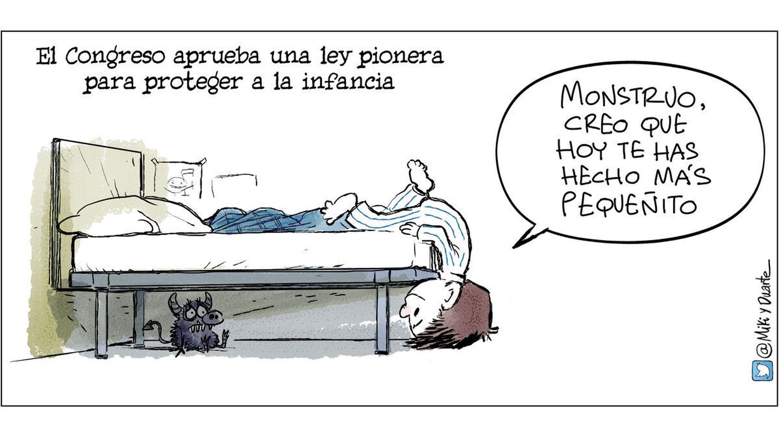 El monstruo se hizo más pequeñito*