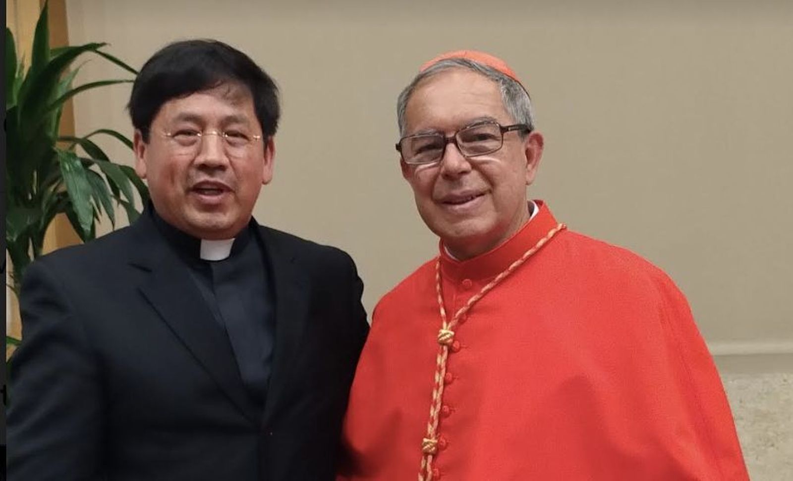 Cardenal Rueda y Víctor Moreno