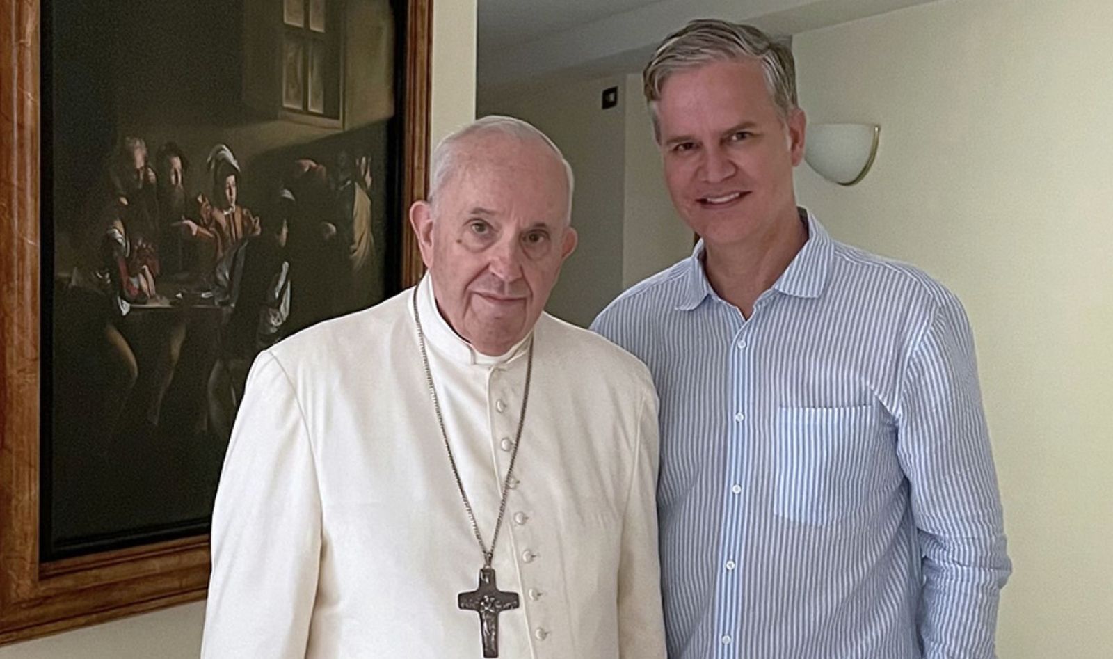 El Papa y Juan Carlos Cruz