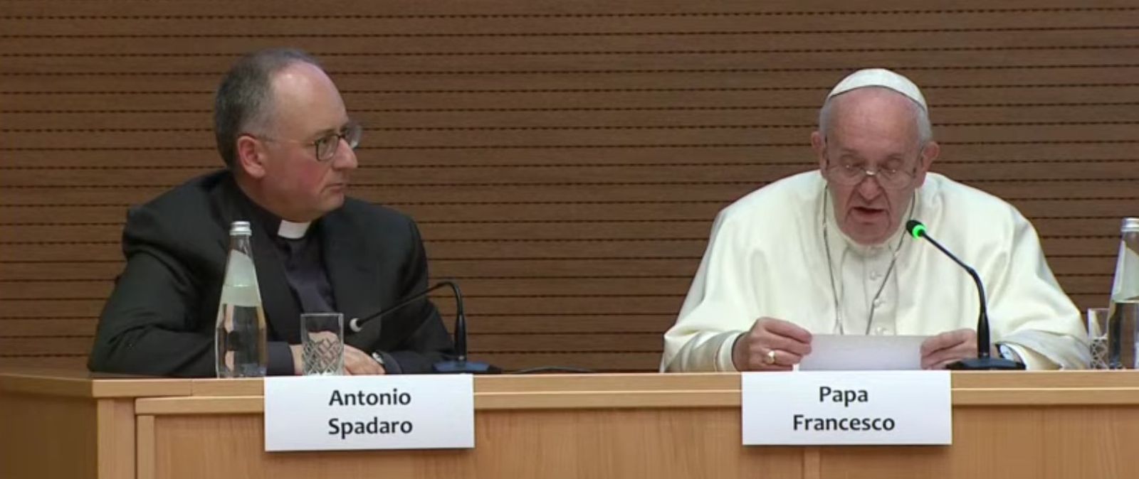 El Papa y Antonio Spadaro