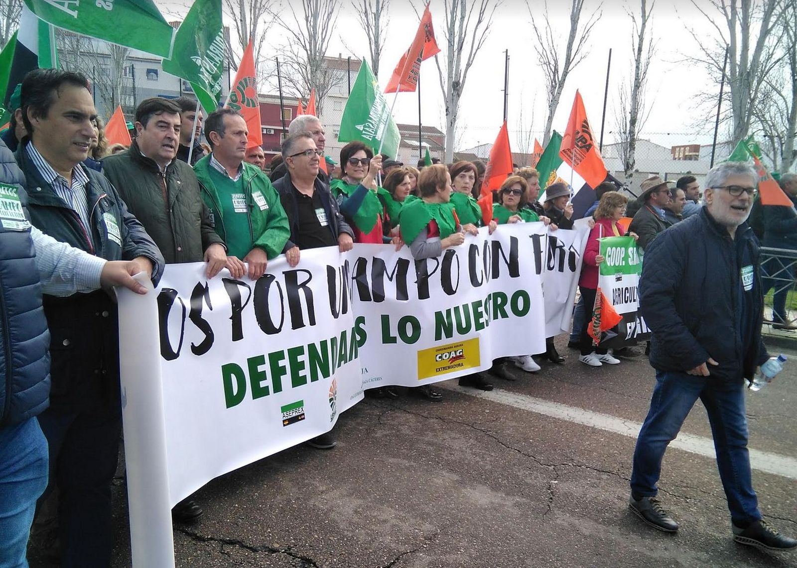 Manifestación del campo
