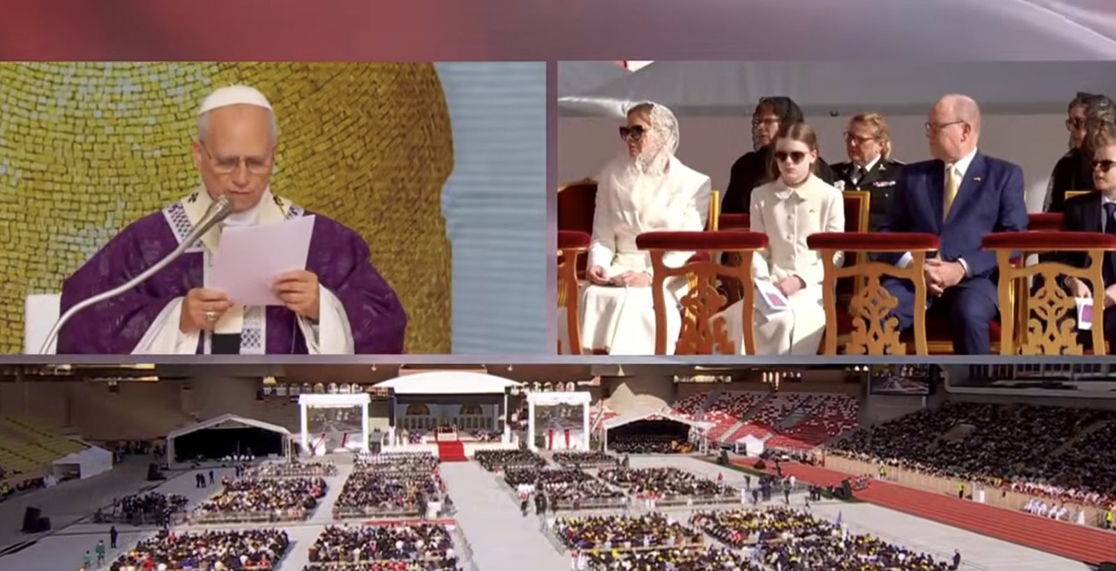 León XIV en Mónaco