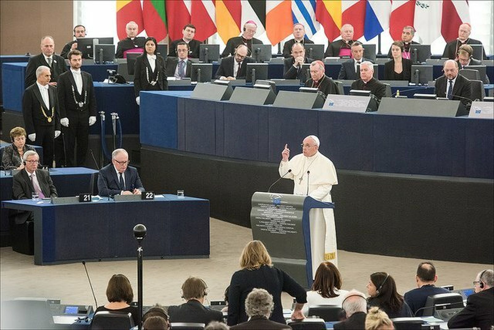 Discurso del Papa en el Parlamento Europeo