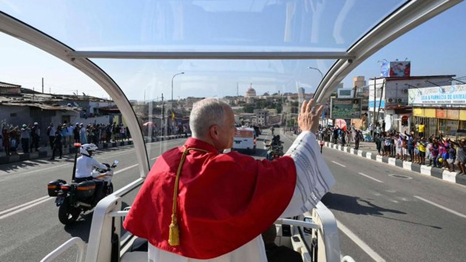 El papa León XIV en Angola