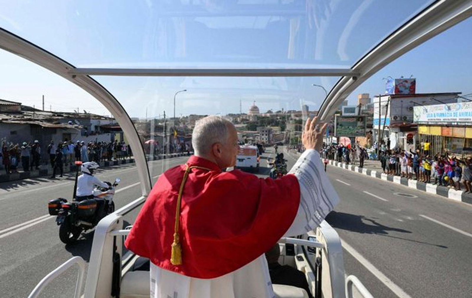 El papa León XIV en Luanda, Angola