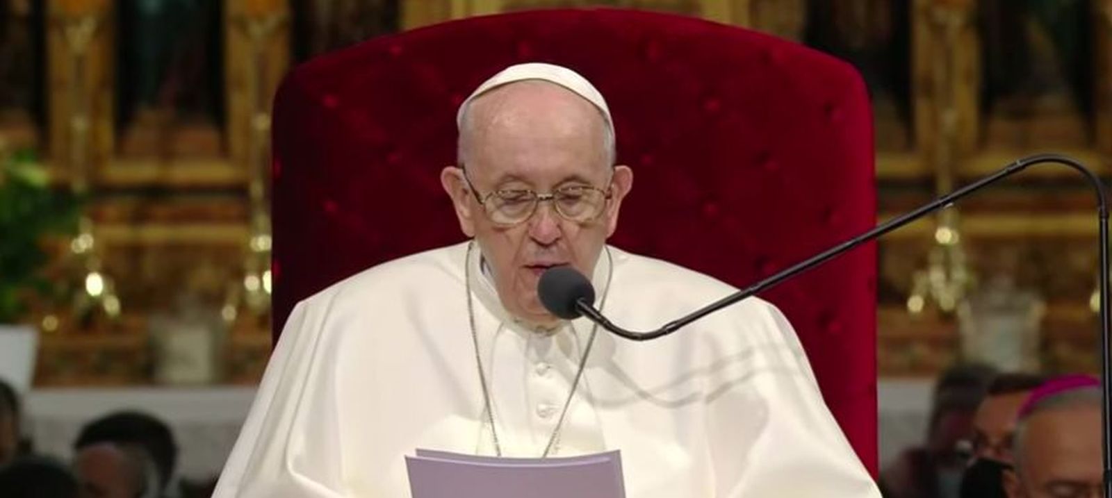 Francisco, ante el clero, obispos y religiosos eslovacos