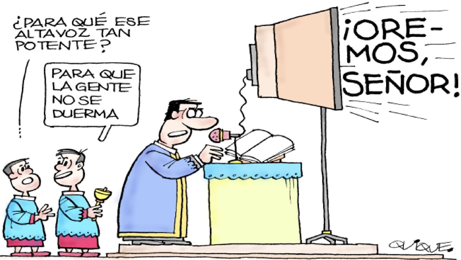 Altavoz en la Iglesia