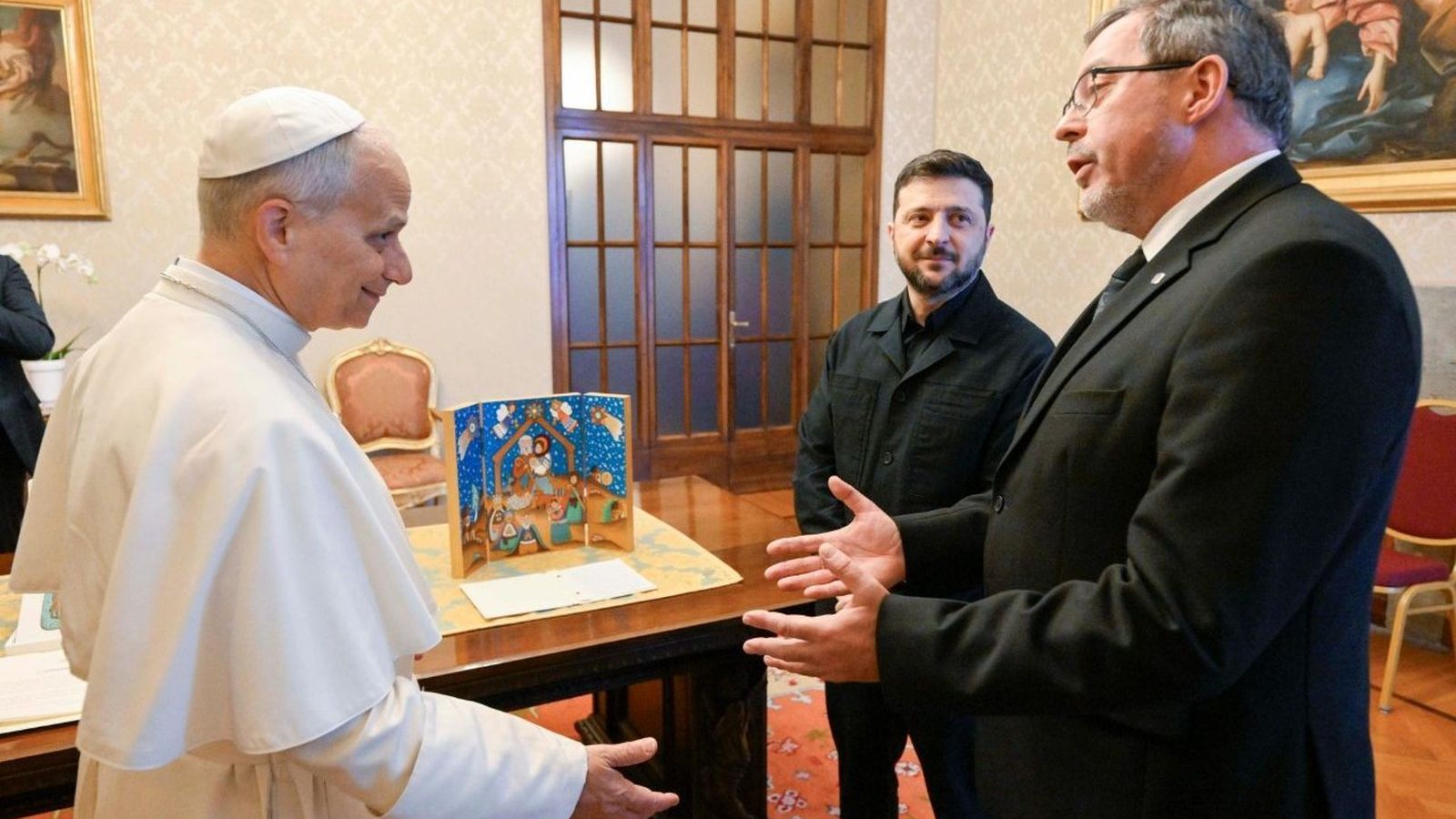 El Papa recibió a Zelensky en Castel Gandolfo