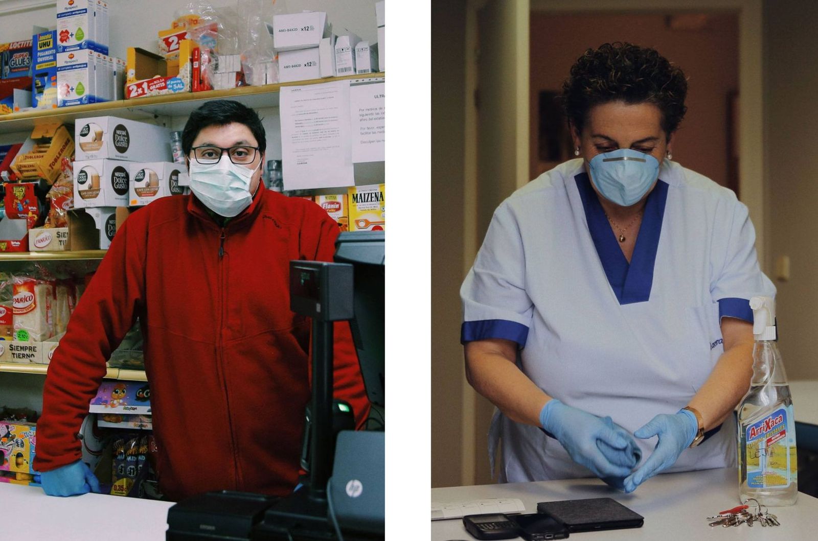 Trabajadores de servicios de alimentación y limpieza. Integración laboral de 'la Caixa'