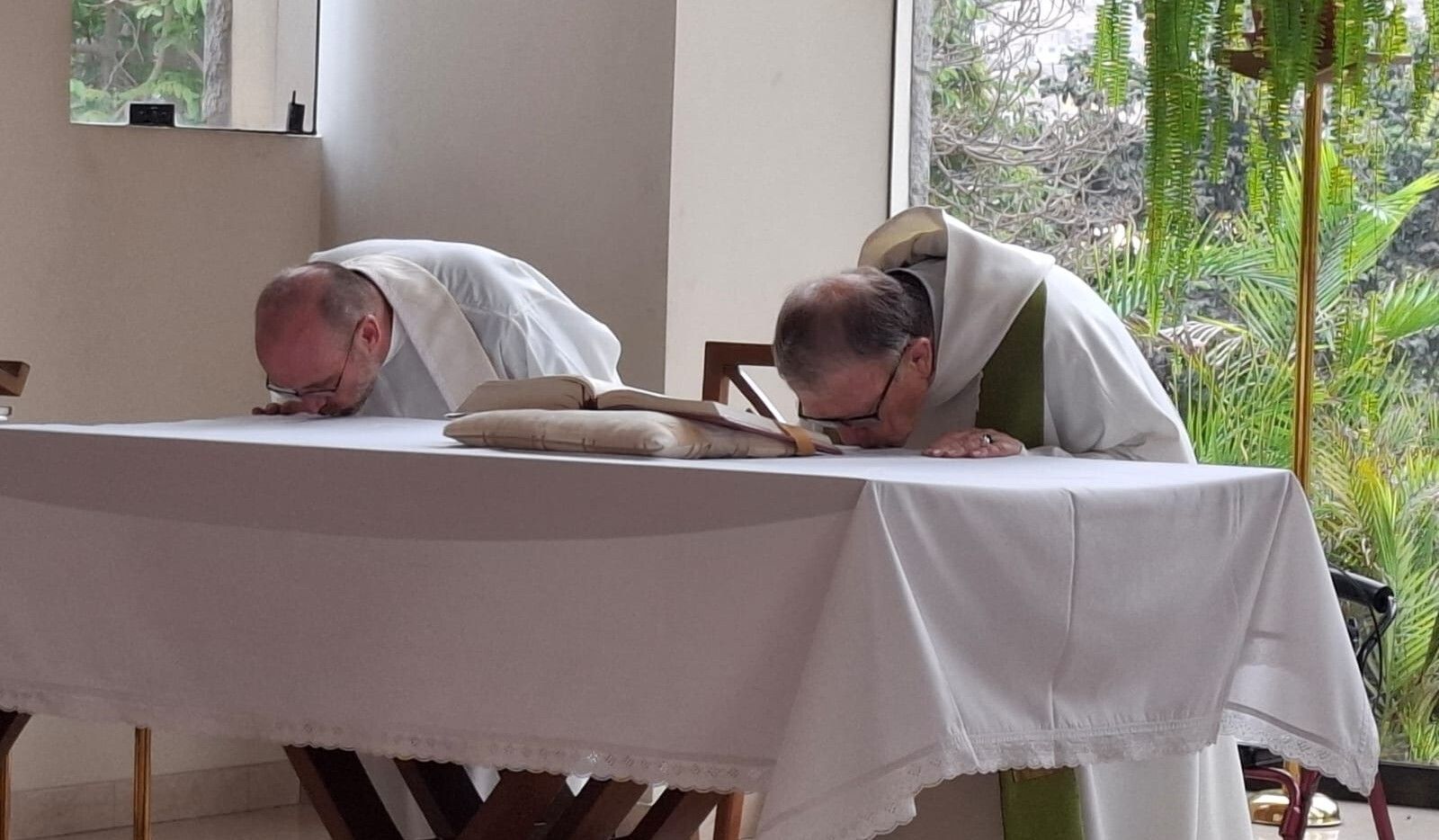 Con el p. Simón Pedro Arnold, en Chaclacayo