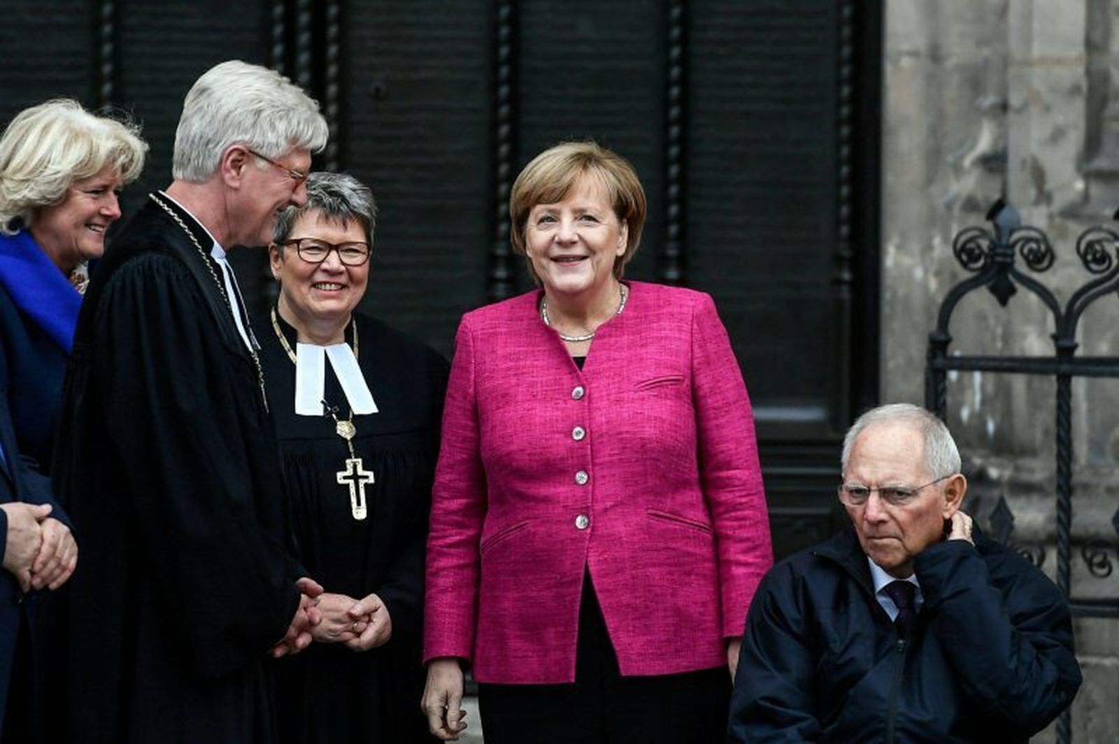 Angela Merkel en las celebraciones de la Reforma en Wittenberg