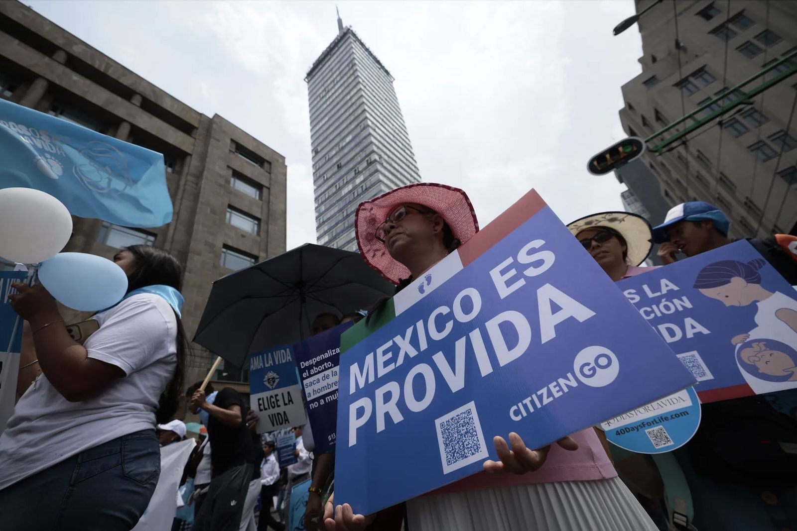 Manifestación pro vida en México DF
