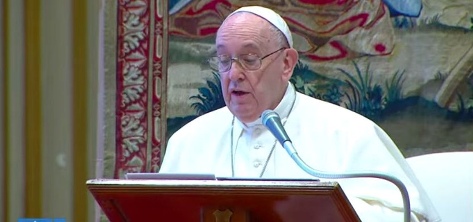 El Papa, ante la Curia