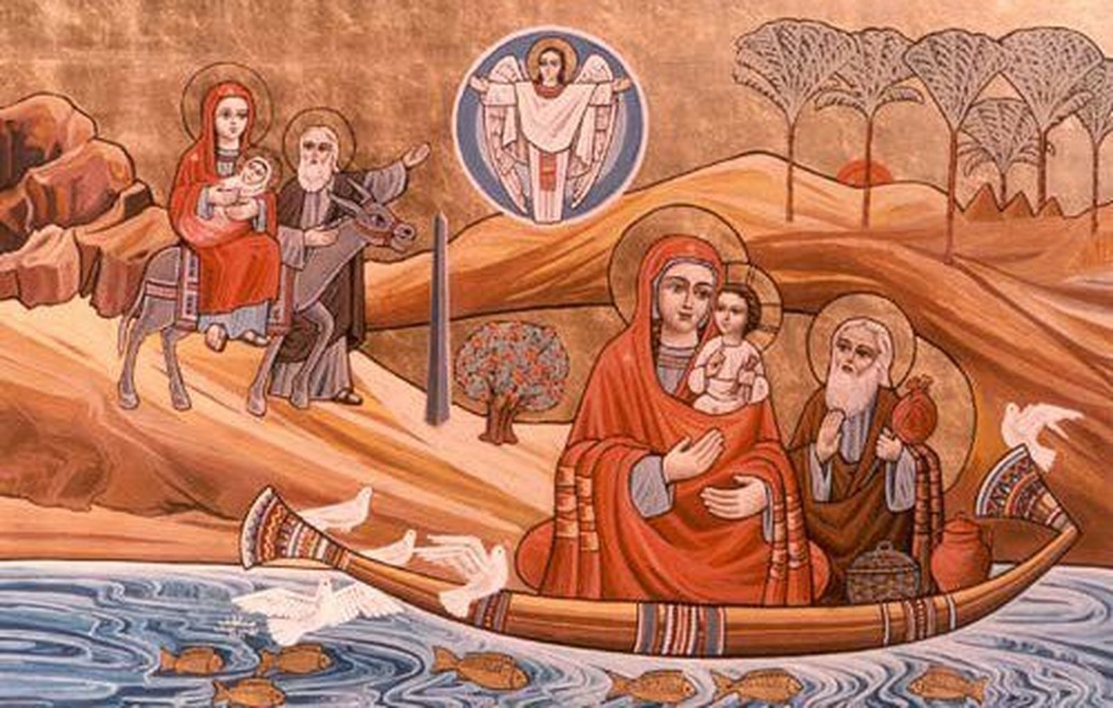 La huida de la Sagrada Familia a Egipto