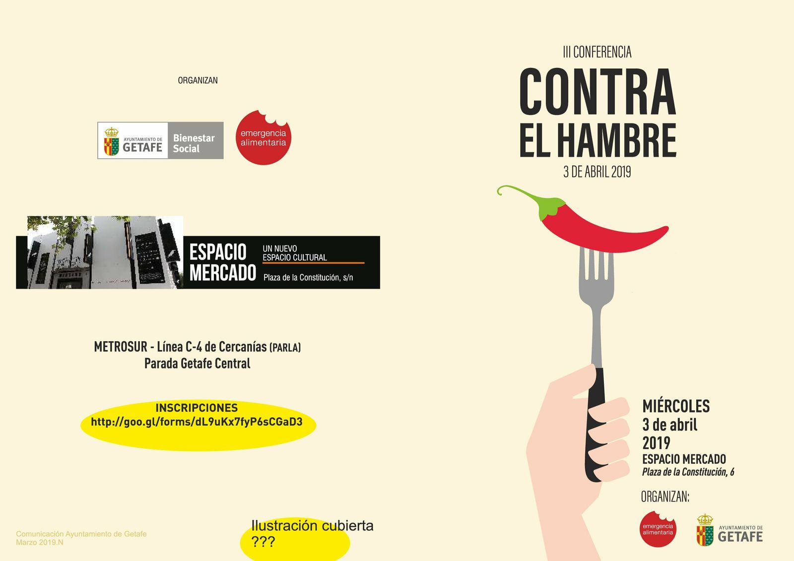 Conferencia Contra el Hambre en Getafe