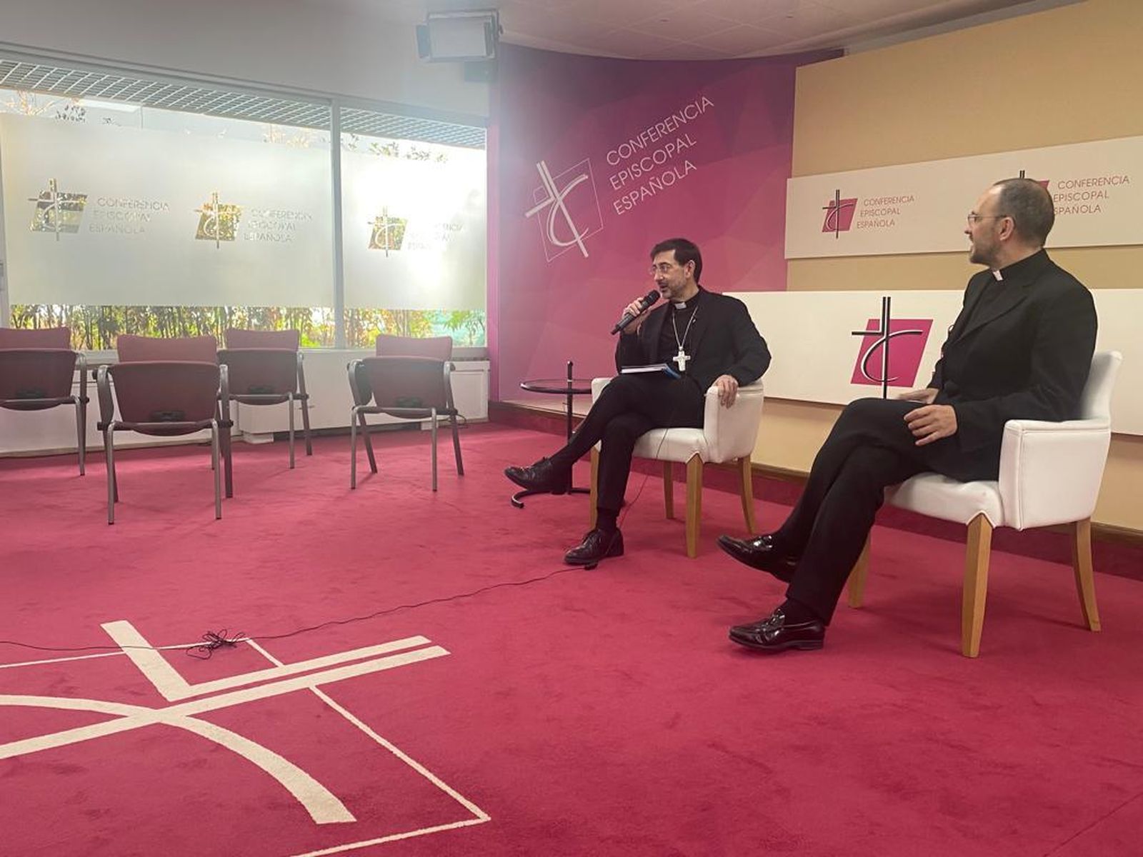 Cobo, con Josetxo Vera