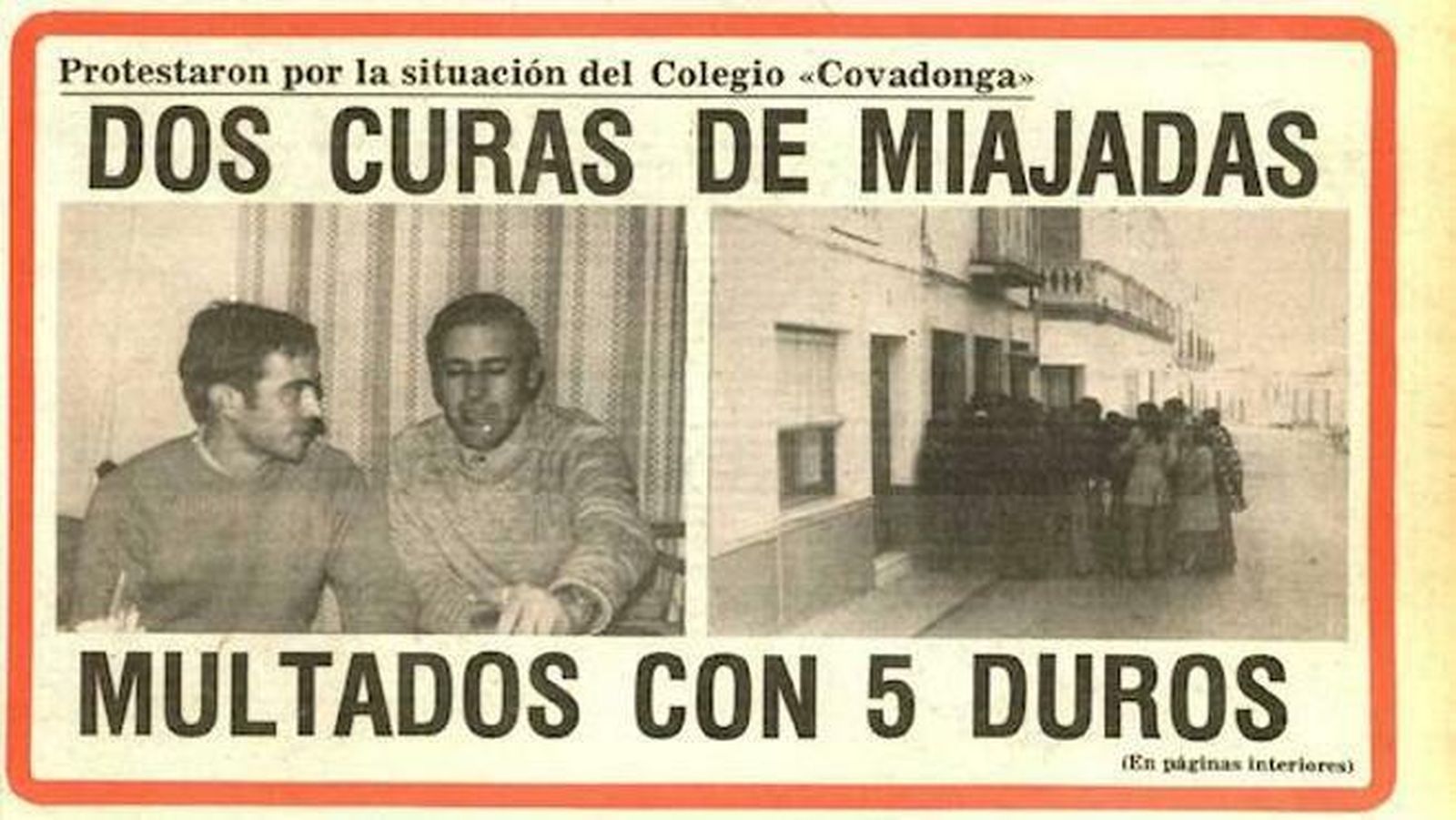 El cura de Miajadas, la bendición y Pentecostés