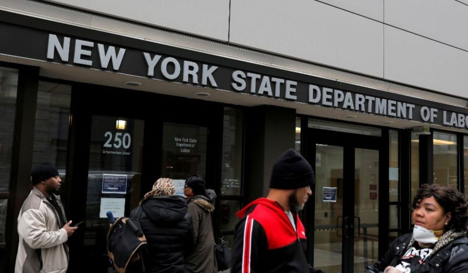 Desemplo y coronavirus en EEUU