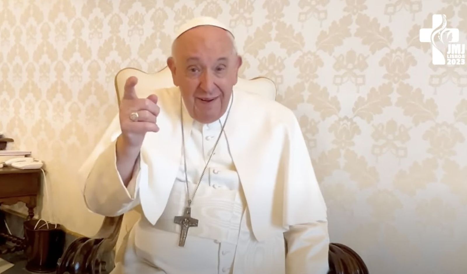 Francisco, en una imagen del vídeo para la JMJ de Lisboa