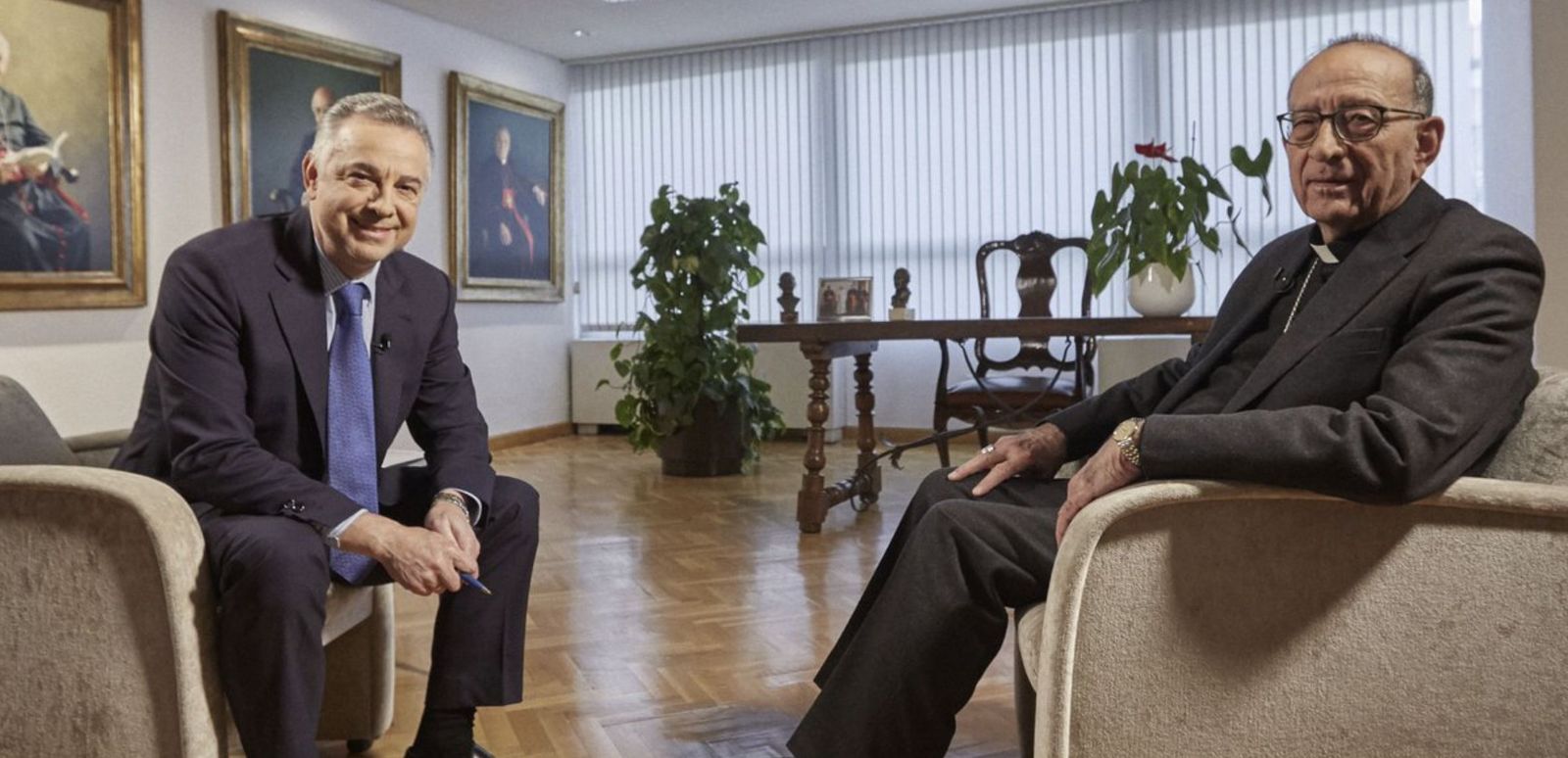 Omella, con Jenaro Castro