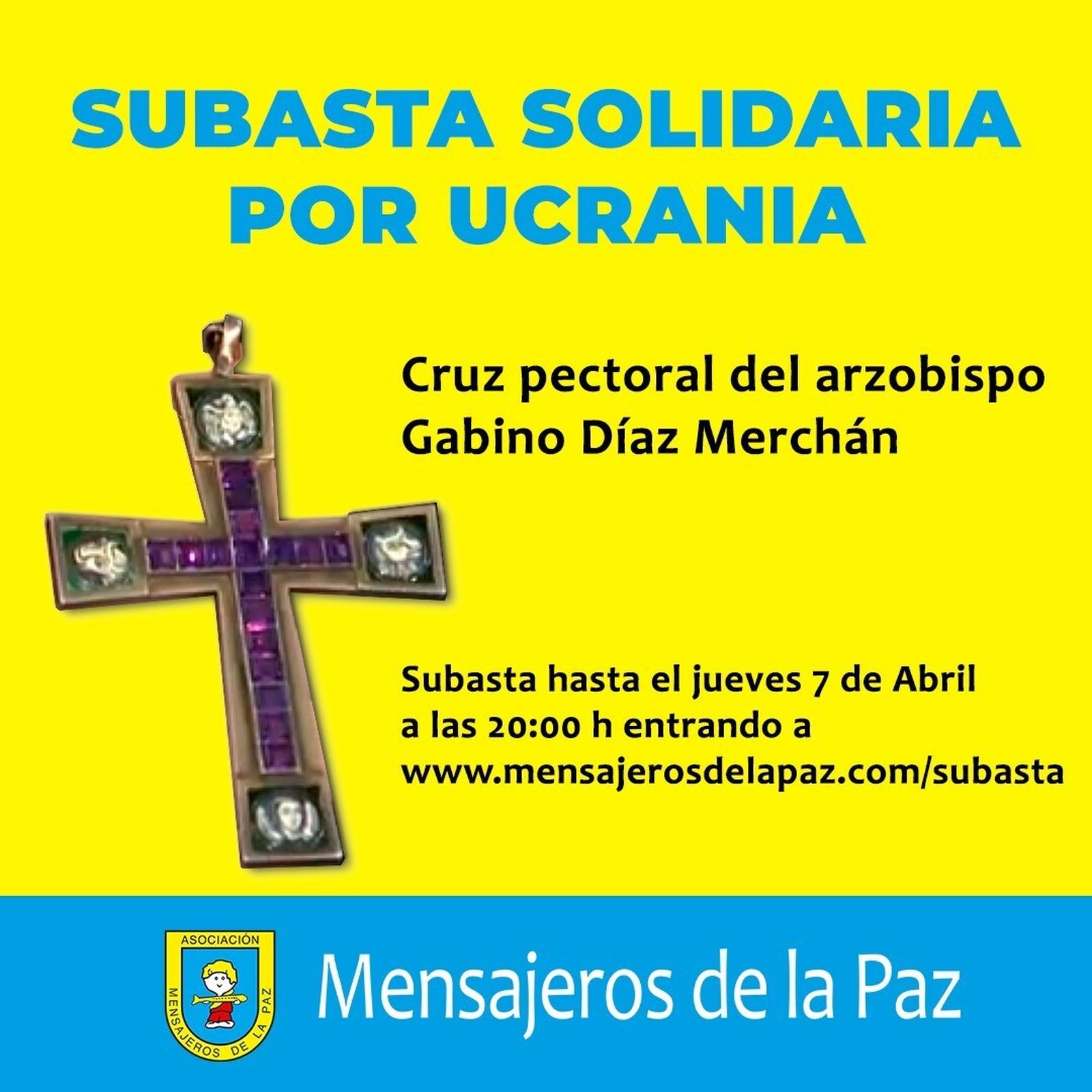 Subasta solidaria de Mensajeros de la Paz