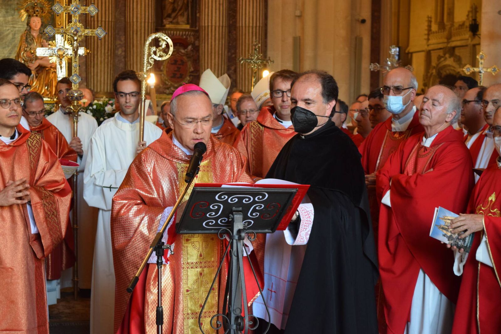 Edgar Peña durante la clausura