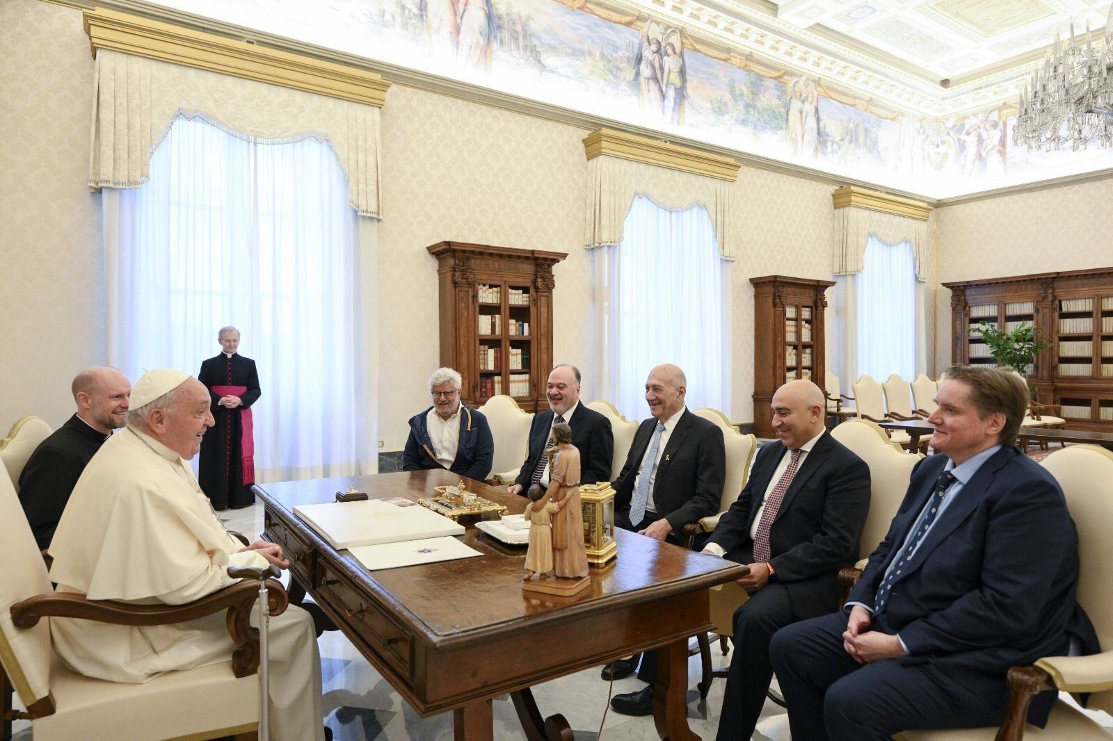 Audiencia del Papa con la delegación israelo-palestina para un plan de paz en Gaza