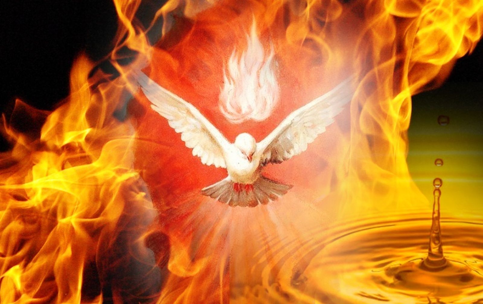 La voz divina que hablan las aguas.