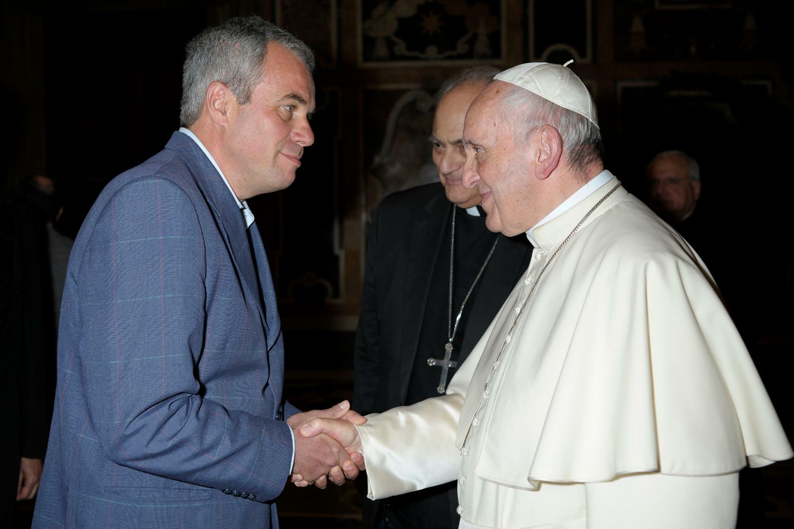 El Papa, con Morsolin