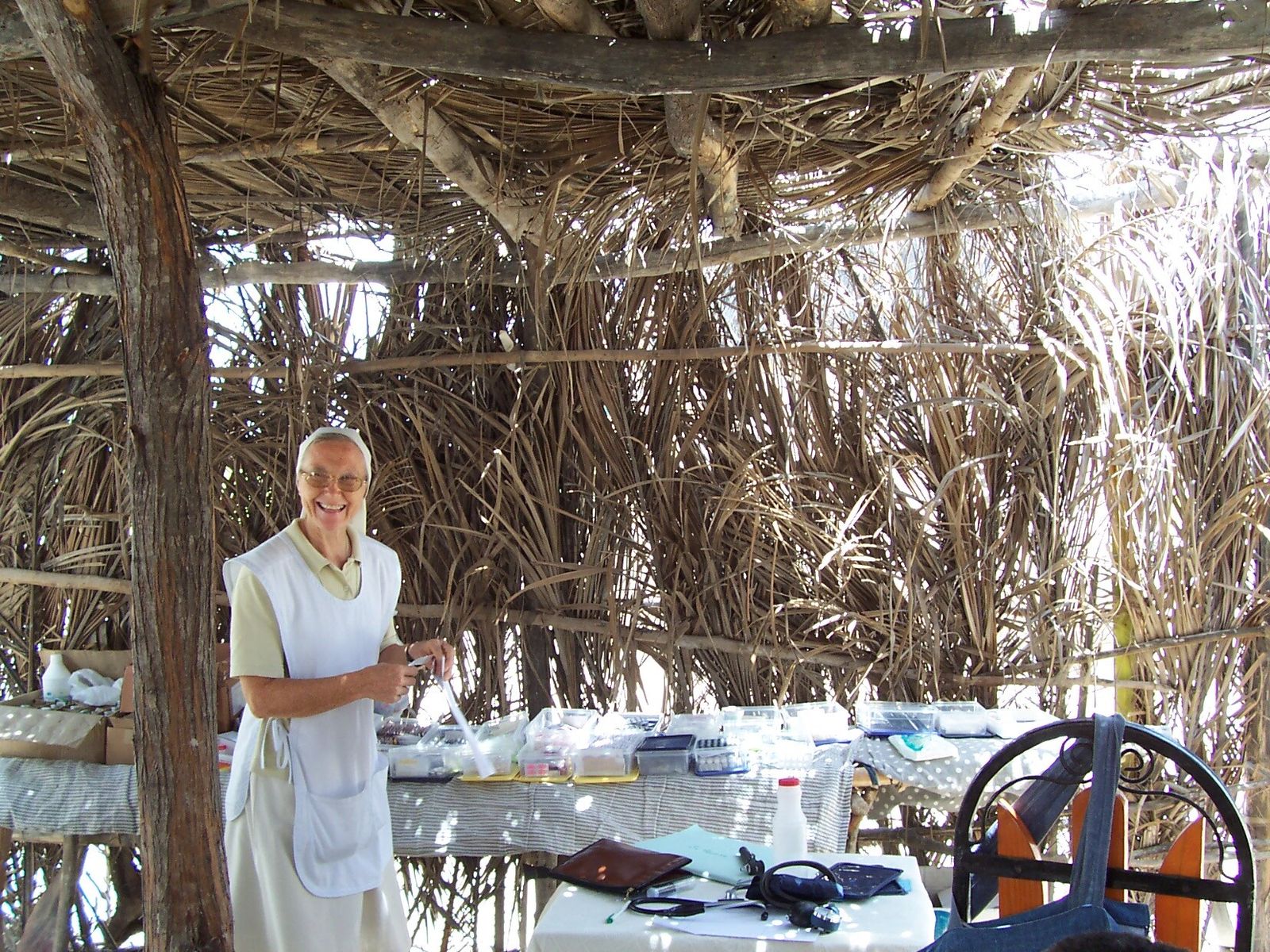Sor Natalia Martínez, en Haití