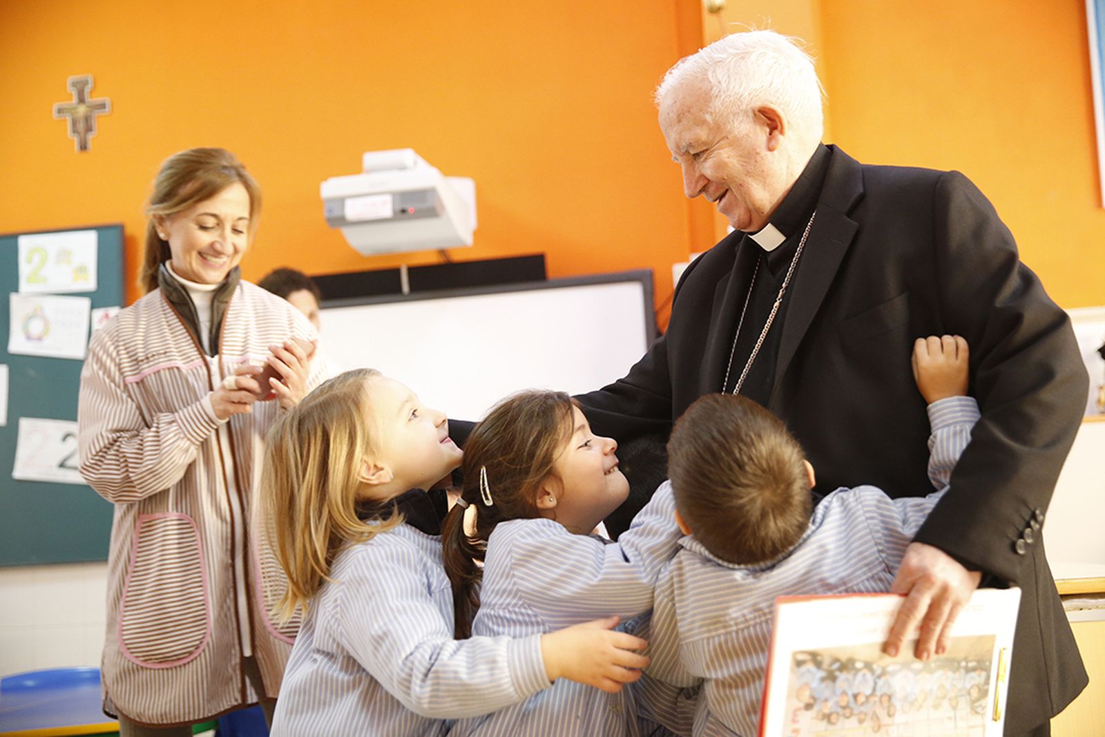Cardenal Cañizares. Visita pastoral Guardería Colegio La Purísima