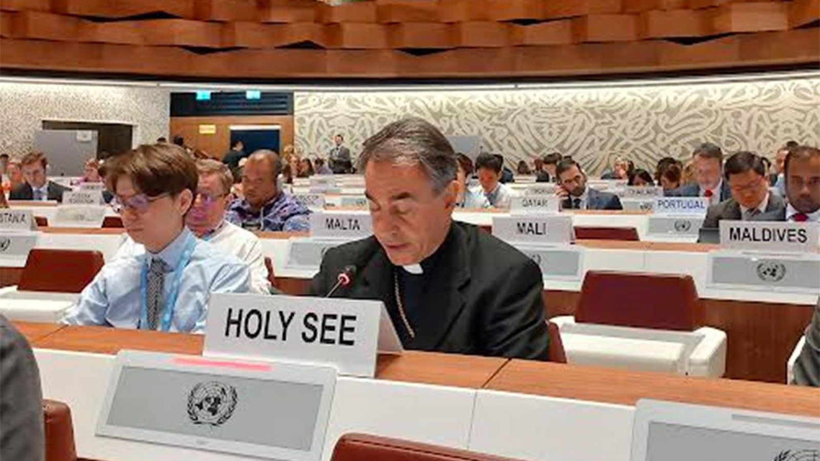 El arzobispo Balestrero, en la ONU