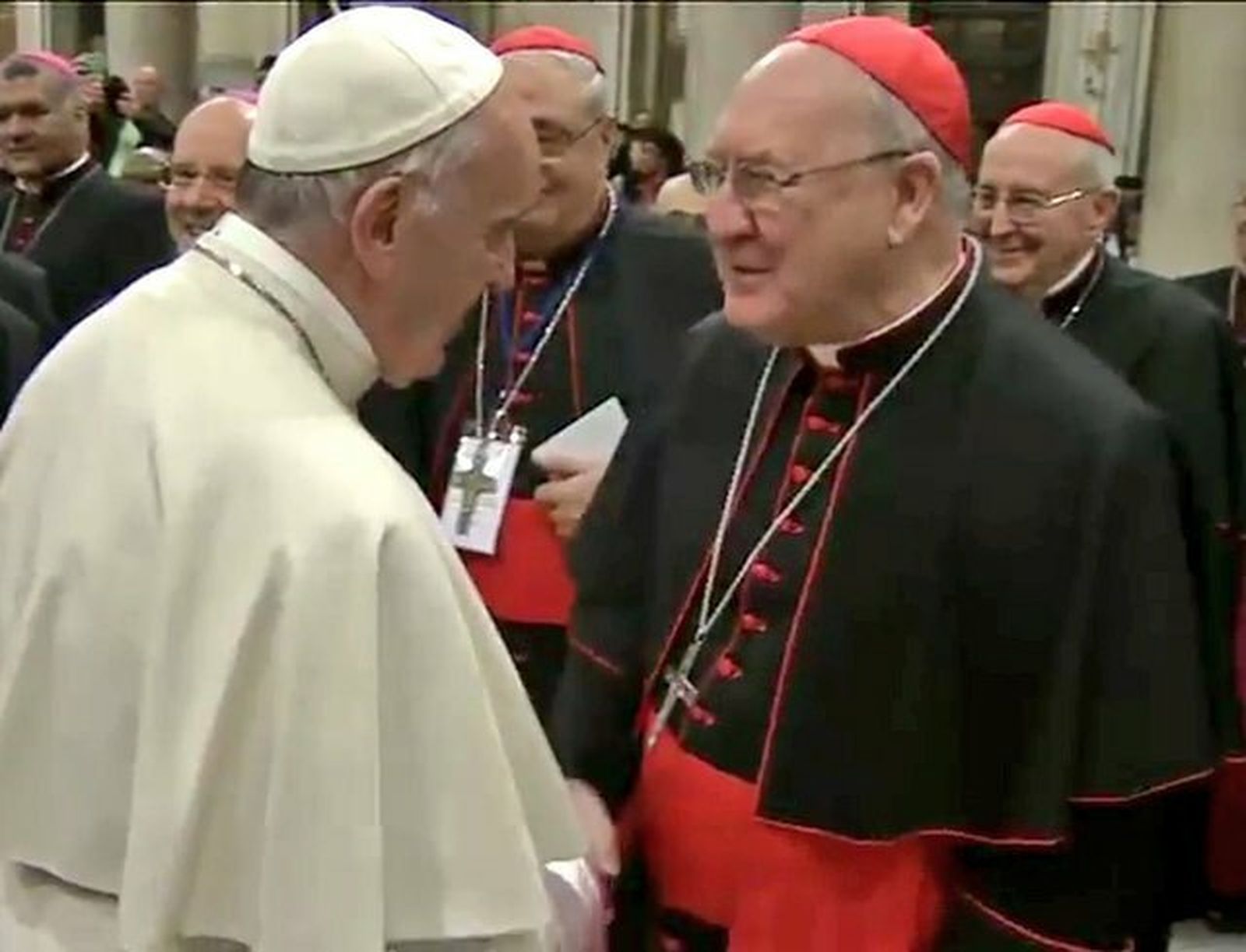 El Papa Francisco y el cardenal Farrell