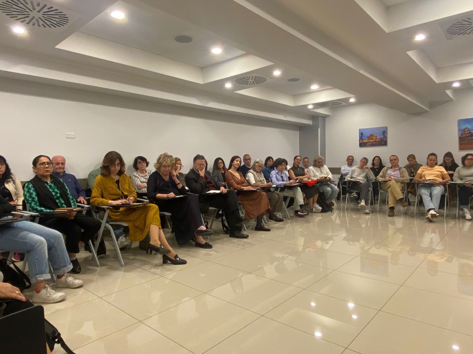 Un momento del encuentro