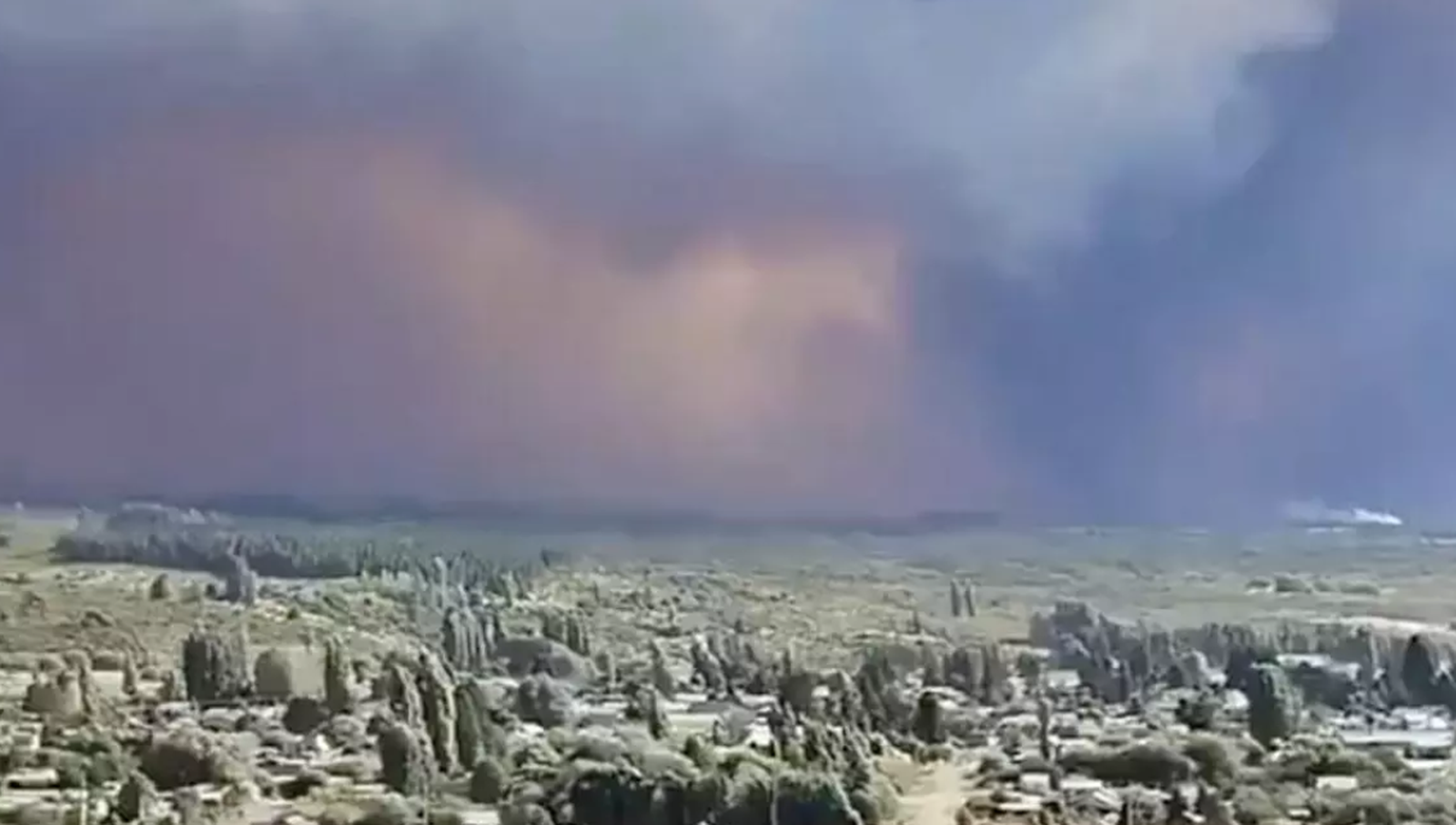 Incendio en Cholila