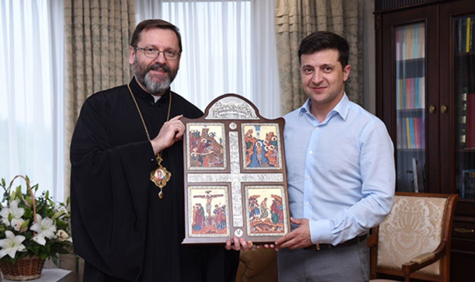 Zelenski felicita a Shevchuk por su cumpleaños