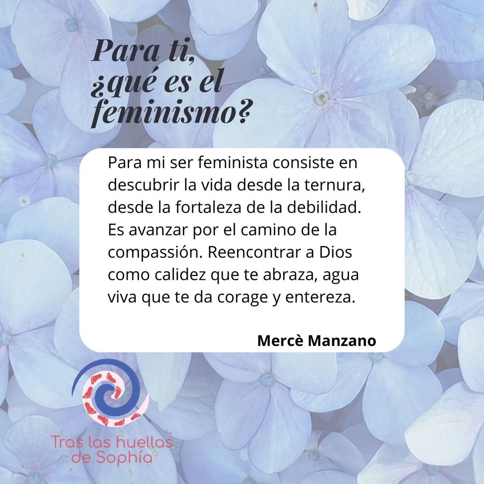 Descubrir la vida desde la ternura