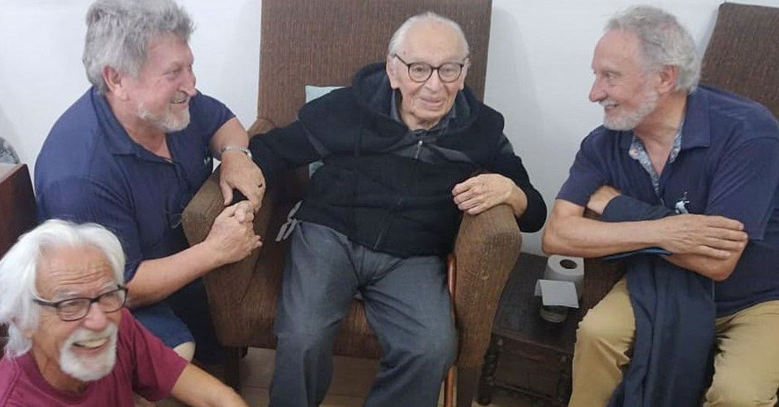 Con Gustavo Gutiérrez