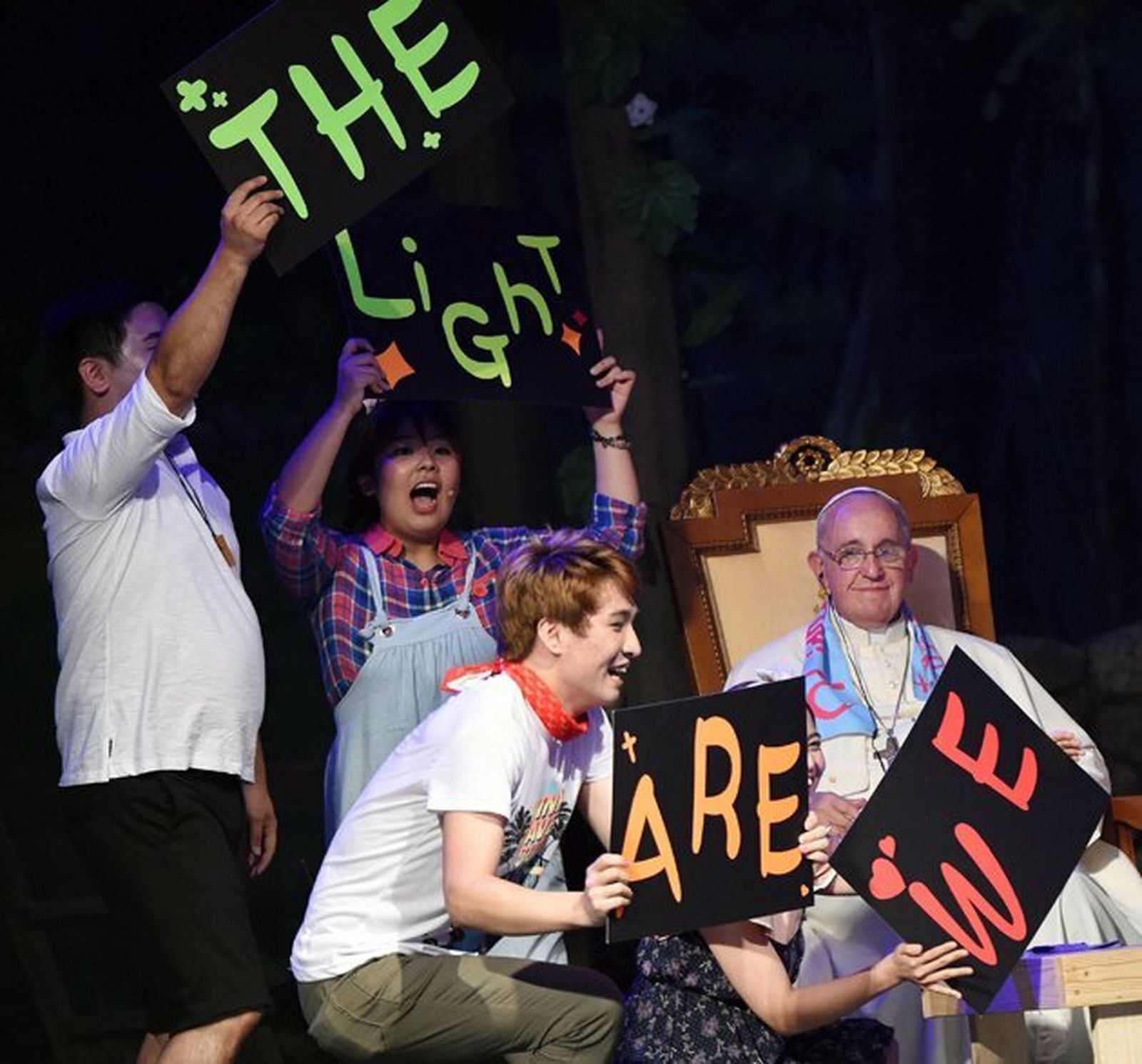 Francisco, jovenes, paz