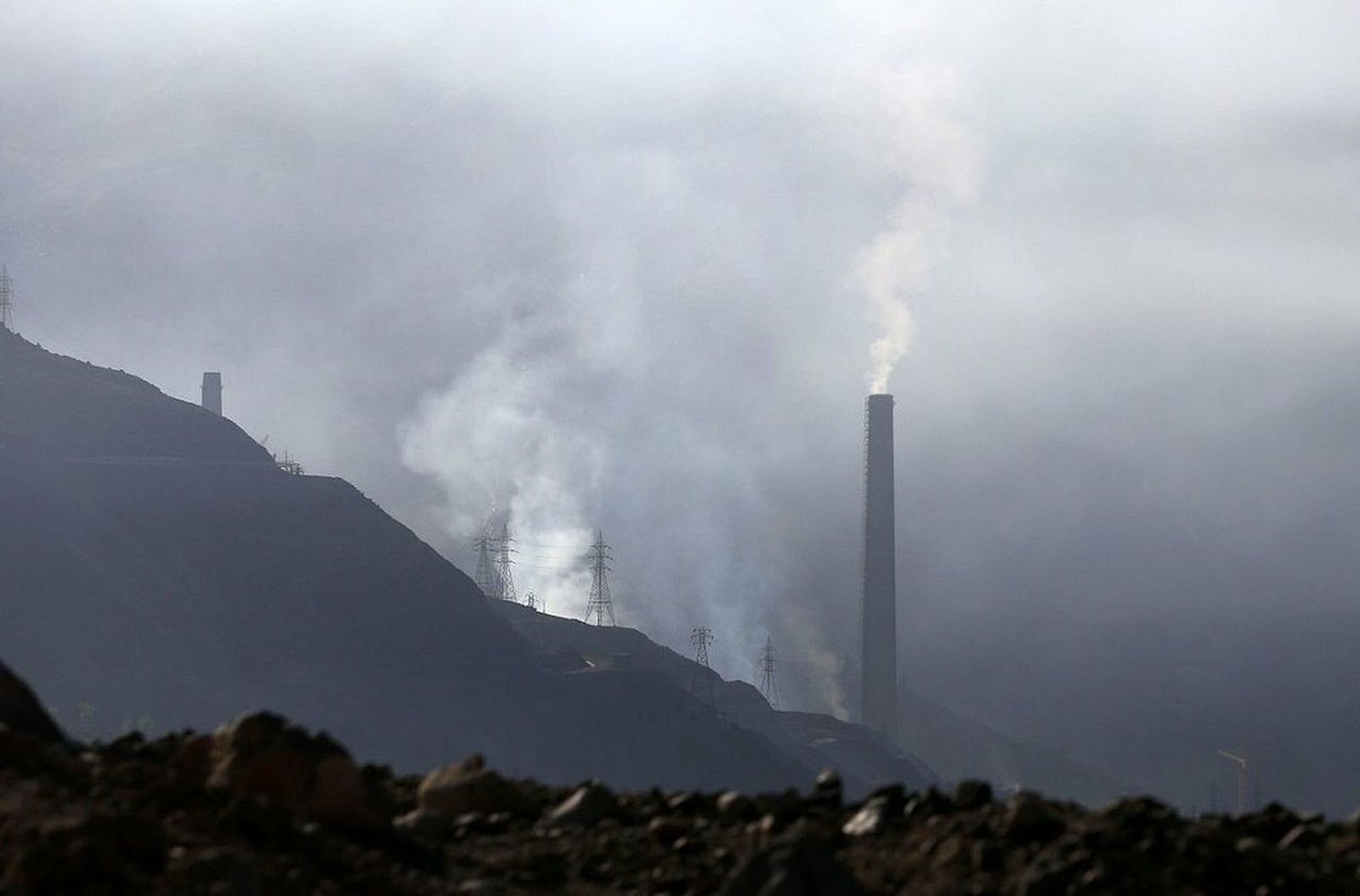 Contaminación causada por una mina chilena