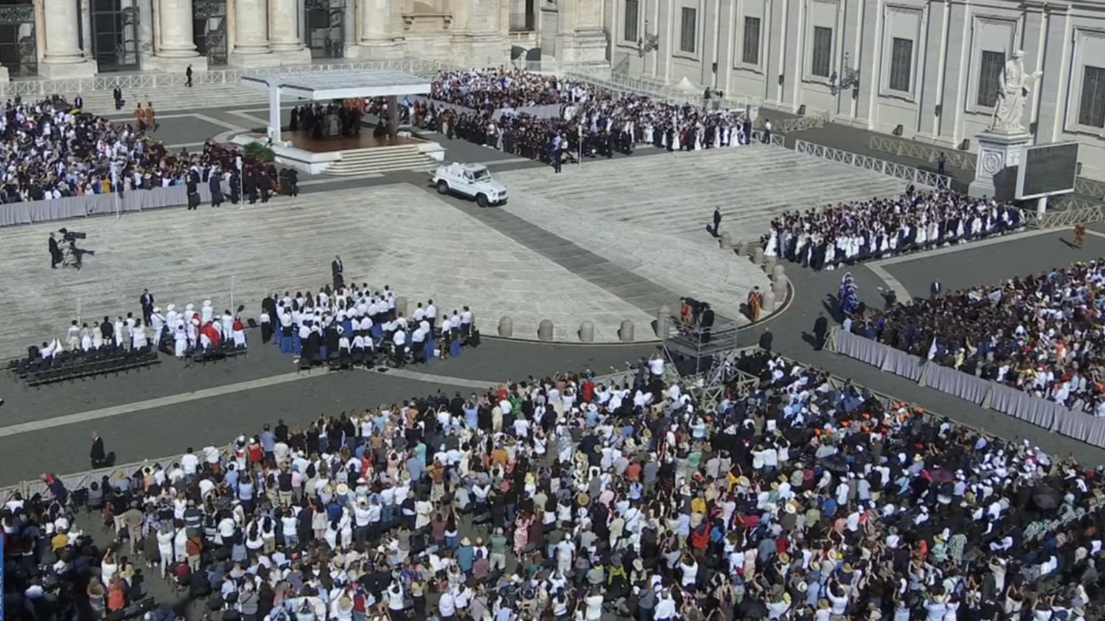 Audiencia general en la plaza de San Pedro